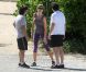 Stephanie Seymour entretient son corps. Ici, en pleine marche  avec son mari Peter à St-Barth au grand air. Décembre 2011 