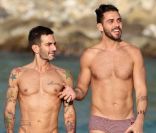 Marc Jacobs et Lorenzo Martone à Saint Barthélémy, le 27 décembre 2011.