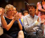 Eva Joly et Nicolas Hulot le 15 juin 2011 à Lille 