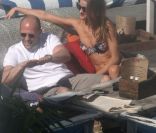 Jason Statham et Rosie Huntington-Whiteley à Miami le 30 décembre 2011