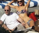 Jason Statham et Rosie Huntington-Whiteley à Miami le 30 décembre 2011