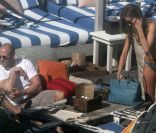 Jason Statham et Rosie Huntington-Whiteley à Miami le 30 décembre 2011