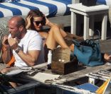 Jason Statham et Rosie Huntington-Whiteley à Miami le 30 décembre 2011