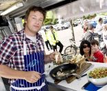 Jamie Oliver à Richmond (Royaume-Uni), le 16 juin 2011.