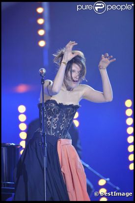 Camille aux Victoires de la musique, le 28 février 2009.