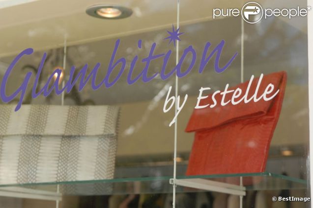 La boutique Glambition by Estelle, jouxtant le restaurant Le Pacri de Pascal Ramette, restaurant de l'hôtel Manapany qui surplombe la plage de l'Anse des Cayes à Saint Barthélemy le 14 décembre 2011  
