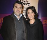 Virginie Guilhaume et son mari Stéphane Gateau en septembre 2009 à Paris