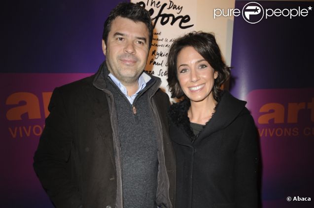 Virginie Guilhaume et son mari Stéphane Gateau en septembre 2009 à Paris