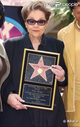 Etta James (photo : en 2003), en décembre 2011, est atteinte d'une leucémie en phase terminale.