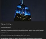 Jay-Z a publié un communiqué sur la naissance de Blue Ivy, le 9 janvier 2012 sur son site Times + Life.