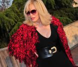 Amanda Lear à Créteil pour les Molières, le 17 avril 2011.