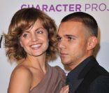 Mena Suvari et Simone Sestito à New York, le 12 mars 2009.