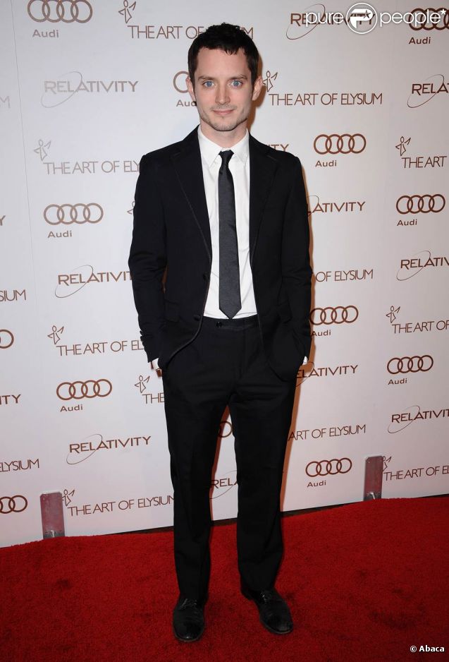 Elijah Wood à Los Angeles, le 14 janvier 2012.