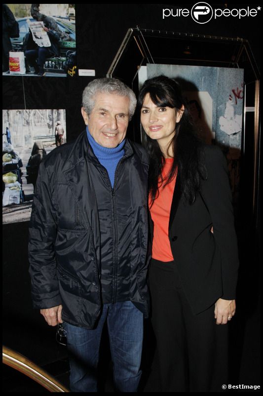 Claude et Valérie Perrin au Ciné 13 Théâtre, à Paris. Janvier 2012 