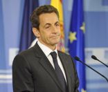 Nicolas Sarkozy le 16 janvier 2012 à Madrid
