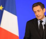 Nicolas Sarkozy le 11 janvier 2012 à Paris