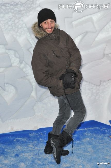 Arié Elmaleh lors d'une soirée montagnarde dans un igloo pendant le festival du film de comédie de l'Alpe d'Huez, le 18 janvier 2012