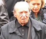 Jean-Marc Thibault lors des obsèques de Rosy Varte, en l'église arménienne à Paris, le 19 janvier 2012