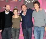 Christian Charmetant, Audrey Dana, François Damiens et Matthieu Donk lors du 15e Festival du film de comédie de l\'Alpe d\'Huez le 20 janvier 2012