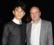 L'acteur Nicholas Wu et le vice-président de Lanvin Thierry Andretta Paris, le 22 janvier 2012.
