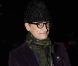 Hamish Bowles, rédacteur mode et déco d'intérieur au magazine Vogue, assistait au défilé Lanvin à Paris, le 22 janvier 2012.