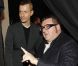 Lucas Ossendrijver et Alber Elbaz, les deux directeurs artistiques de la maison Lanvin, à Paris le 22 janvier 2012.