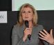 Arianna Huffington à la conférence de presse du lancement de la version française du Huffington Post, à Paris, le 23 janvier 2012.