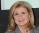 Arianna Huffington à la conférence de presse du lancement de la version française du Huffington Post, à Paris, le 23 janvier 2012.