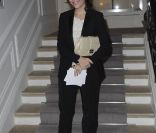 Daphné Roulier au défilé Dior Haute Couture à Paris le 23 janvier 2012