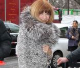 Anna Wintour à son arrivée au Défilé Chanel Haute Couture à Paris le 24 janvier 2012