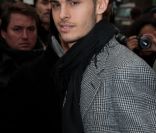 Baptiste Giabiconi à son arrivée au défilé Haute Couture Chanel à Paris le 24/01/12