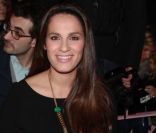 Elisa Tovati au premier rang du défilé Zahia à Paris le 25 janvier 2012