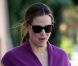 Jennifer Garner, enceinte, et sa fille Violet, qui vient de sortir de son cours de danse, le 28 janvier, à Los Angeles