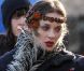 Marion Cotillard sur le tournage du film encore sans titre de James Gray, à New York, le 30 janvier 2012.