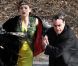 Marion Cotillard et Joaquin Phoenix tournent le film encore sans titre de James Gray, à New York, le 30 janvier 2012.