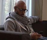 Nicolas Anelka, pensif, pour le documentaire L\'entrée des Trappistes, diffusé le 7 février sur Canal + en prime time