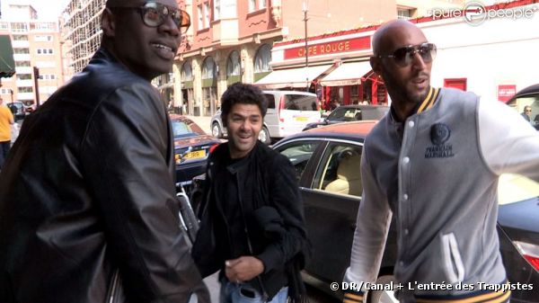 Jamel Debbouze, Omar Sy et Nicolas Anelka pour le documentaire L'entrée des Trappistes, diffusé le 7 février sur Canal + en prime time
