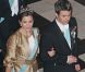 Au côté de son mari le prince Frederik, la princesse Mary de Danemark était une fois de plus magnifique en tenue d'apparat pour un dîner célébrant le jubilé des 40 ans de règne de la reine Margrethe, le 1er février 2012 au palais de Christiansborg.