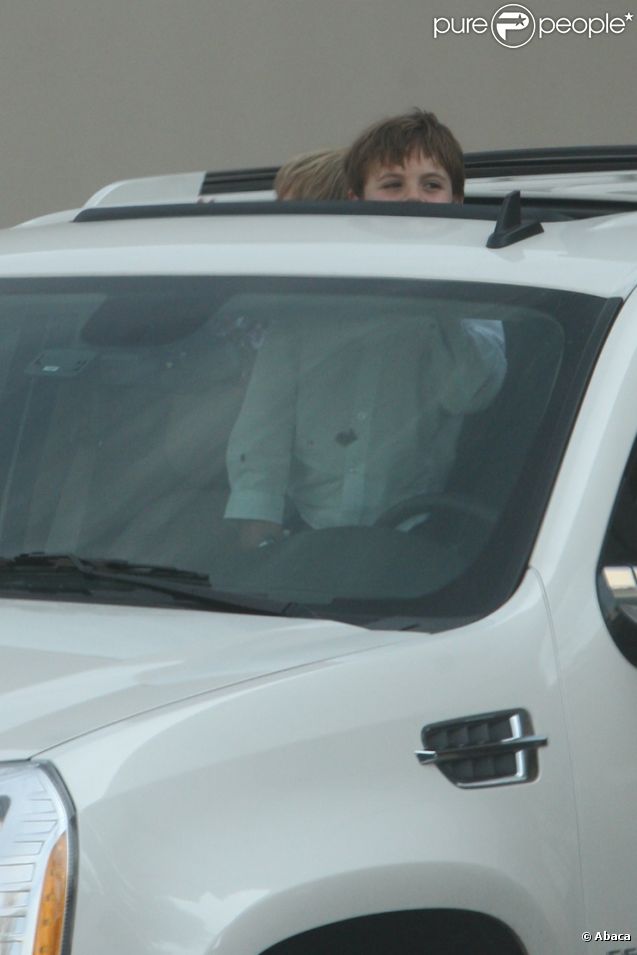 Sean Preston et Jayden James, les fils de Britney Spears sortent de la gym à Los Angeles le 31 janvier 2012