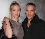 Lorie et Philippe Bas en octobre 2011 à Paris