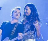 Axel Bauer et Zazie à La Rochelle, le 13 juillet 2011.