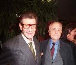 Yves Saint Laurent et Pierre Berge