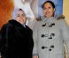 La mère et la soeur de Rashid Debbouze à l'avant-première de La Désintégration, au Comedy Club de Paris le 8 février 2012.