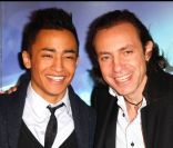 <p>Florent Amodio et Philippe Candeloro lors de la première d\'Holiday on Ice au Zenith de Paris le 10 février 2012</p>
<p>&nbsp;</p>