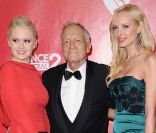 Hugh Hefner au gala MusiCares qui honorait Paul McCartney à Los Angeles, le 10 février 2012.