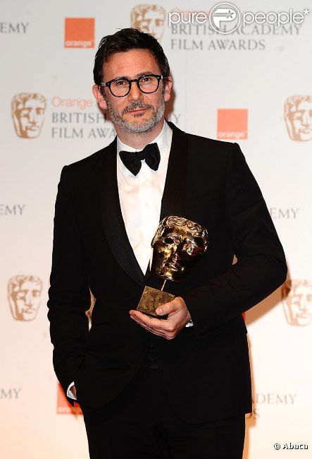 Michel Hazanavicius lors des BAFTAs 2012, le 12 février à Londres.