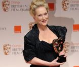 Meryl Streep lors des BAFTAs 2012, à Londres.