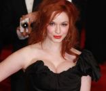 Christina Hendricks, le 12 février 2012 aux BAFTAs à Londres.