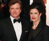 Colin Firth et Livia Giuggioli, le 12 février 2012 aux BAFTAs à Londres.