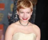 Michelle Williams, le 12 février 2012 aux BAFTAs à Londres.